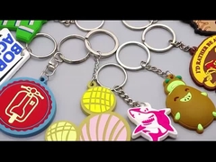 Custom Silikon Kunci 2D 3D Karet Pvc Keychain Soft Pvc Kunci Kunci Karet